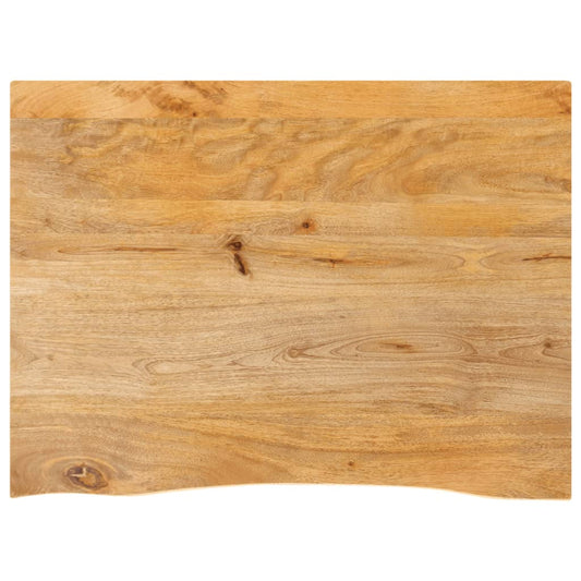 Live Edge Mango Wood Table Top 90x60x2.5 cm - Solid & Stylish