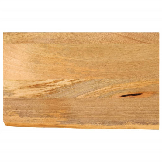 Live Edge Mango Wood Table Top - 50x20x3.8 cm Solid Wood