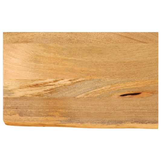 Live Edge Table Top 60x20x3.8 cm - Solid Mango Wood