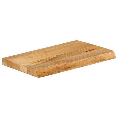 Live Edge Table Top 60x20x3.8 cm - Solid Mango Wood
