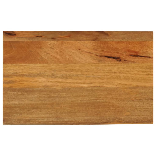 Solid Mango Wood Live Edge Table Top 40x30x2.5 cm