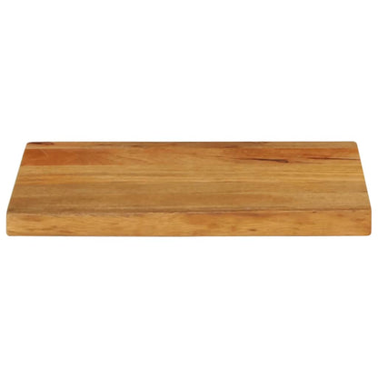 Solid Mango Wood Live Edge Table Top 40x30x2.5 cm