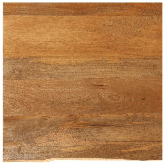 Solid Mango Wood Live Edge Table Top 40x40x2.5 cm