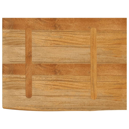 Stunning Live Edge Mango Wood Table Top 70x60x2.5 cm