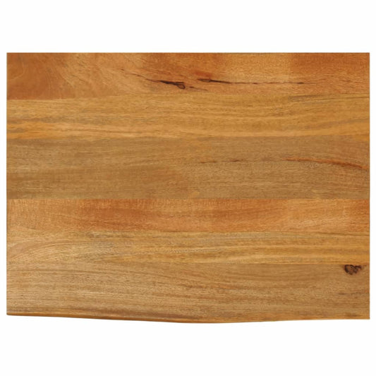 Solid Mango Wood Live Edge Table Top 80x60x2.5 cm