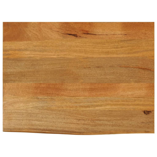 Live Edge Mango Wood Table Top, 90x60x2.5 cm, Solid Wood