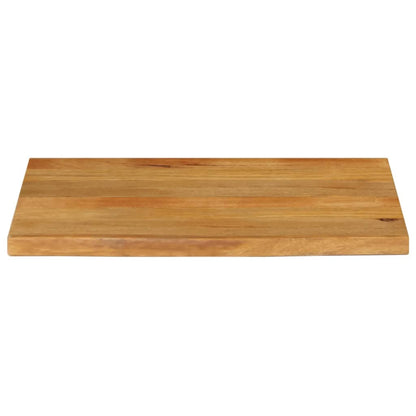 Live Edge Mango Wood Table Top, 90x60x2.5 cm, Solid Wood