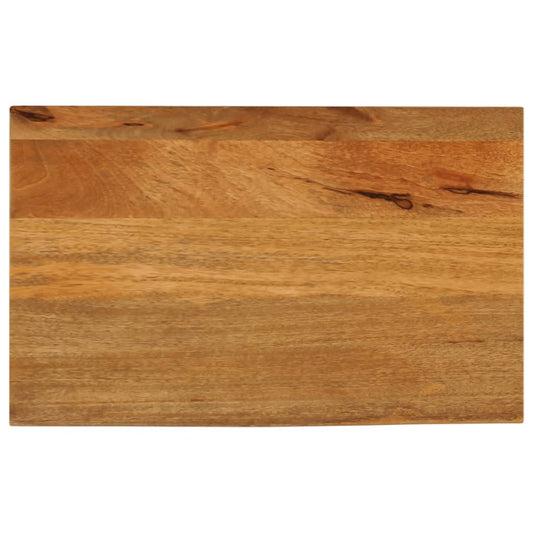 Live Edge Mango Wood Table Top 50x20x3.8 cm - Solid & Stylish