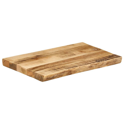 Live Edge Mango Wood Table Top 50x40x3.8 cm - Solid & Stylish