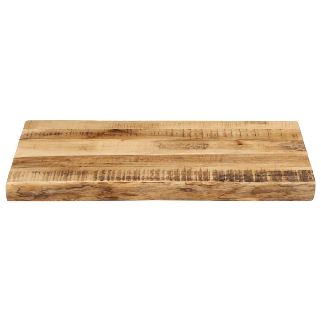 Live Edge Mango Wood Table Top 50x40x3.8 cm - Solid & Stylish