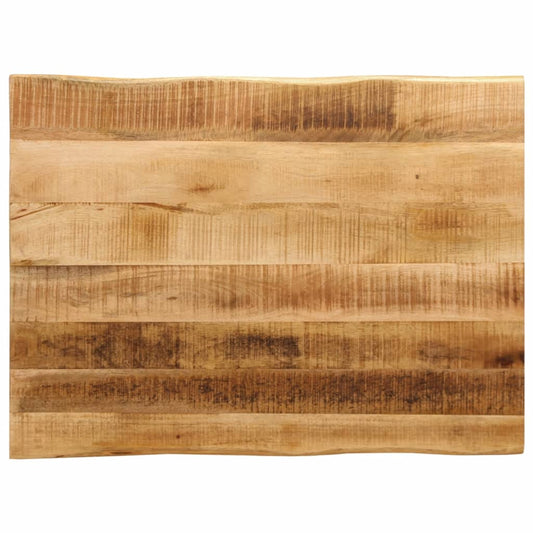 Live Edge Mango Wood Table Top 70x60x3.8 cm