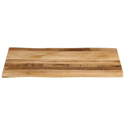 Live Edge Mango Wood Table Top 70x60x3.8 cm