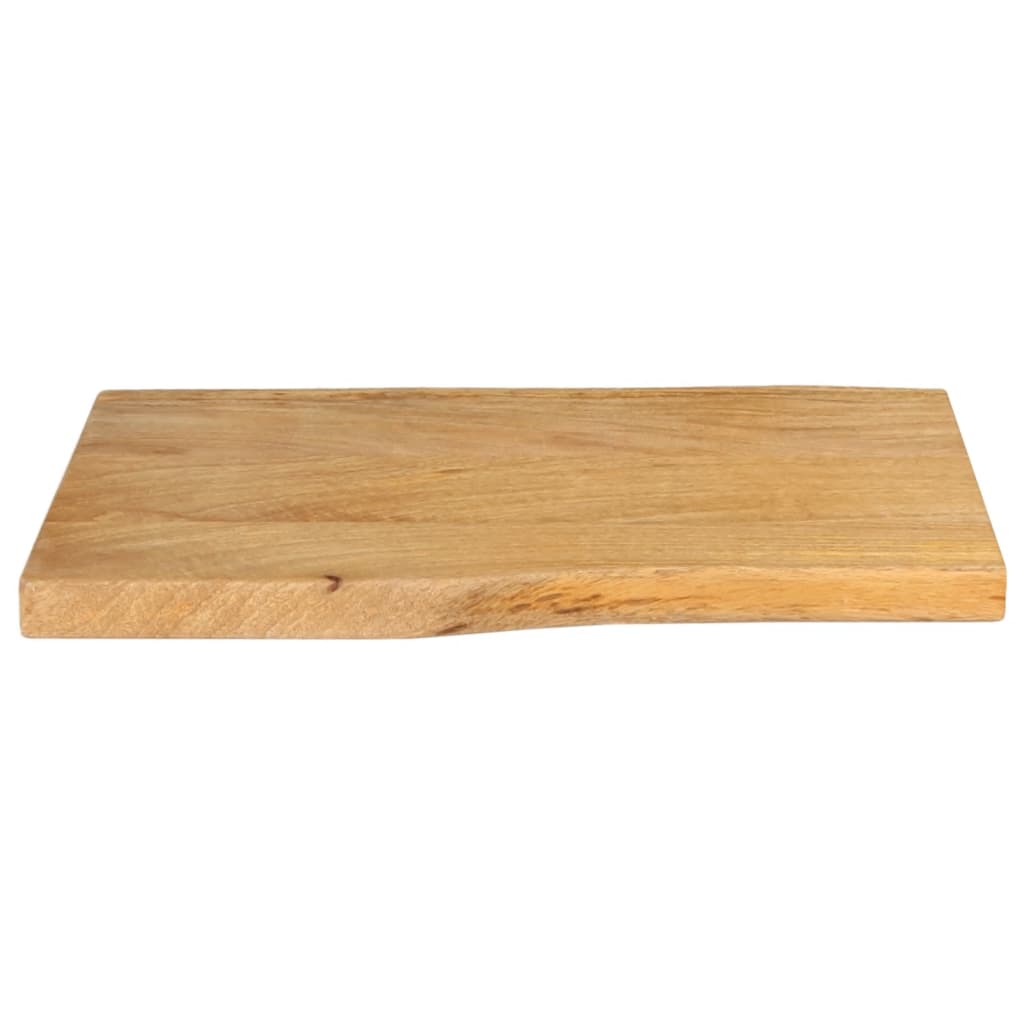 Live Edge Solid Mango Wood Tabletop 70x40x2.5 cm