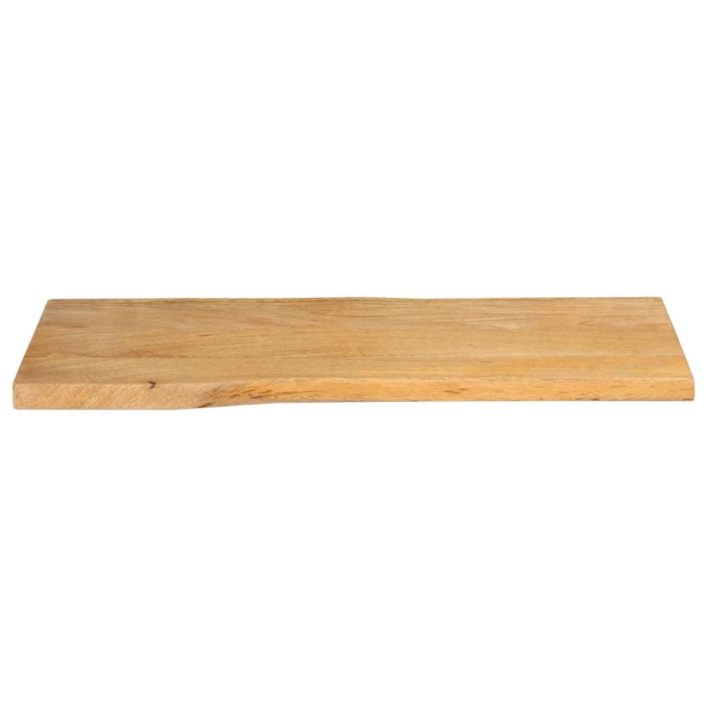 Table Top 90x40x2.5 cm Live Edge Solid Wood Mango