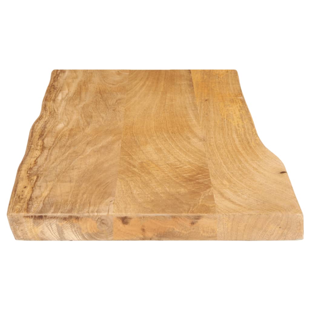 Table Top 90x40x2.5 cm Live Edge Solid Wood Mango