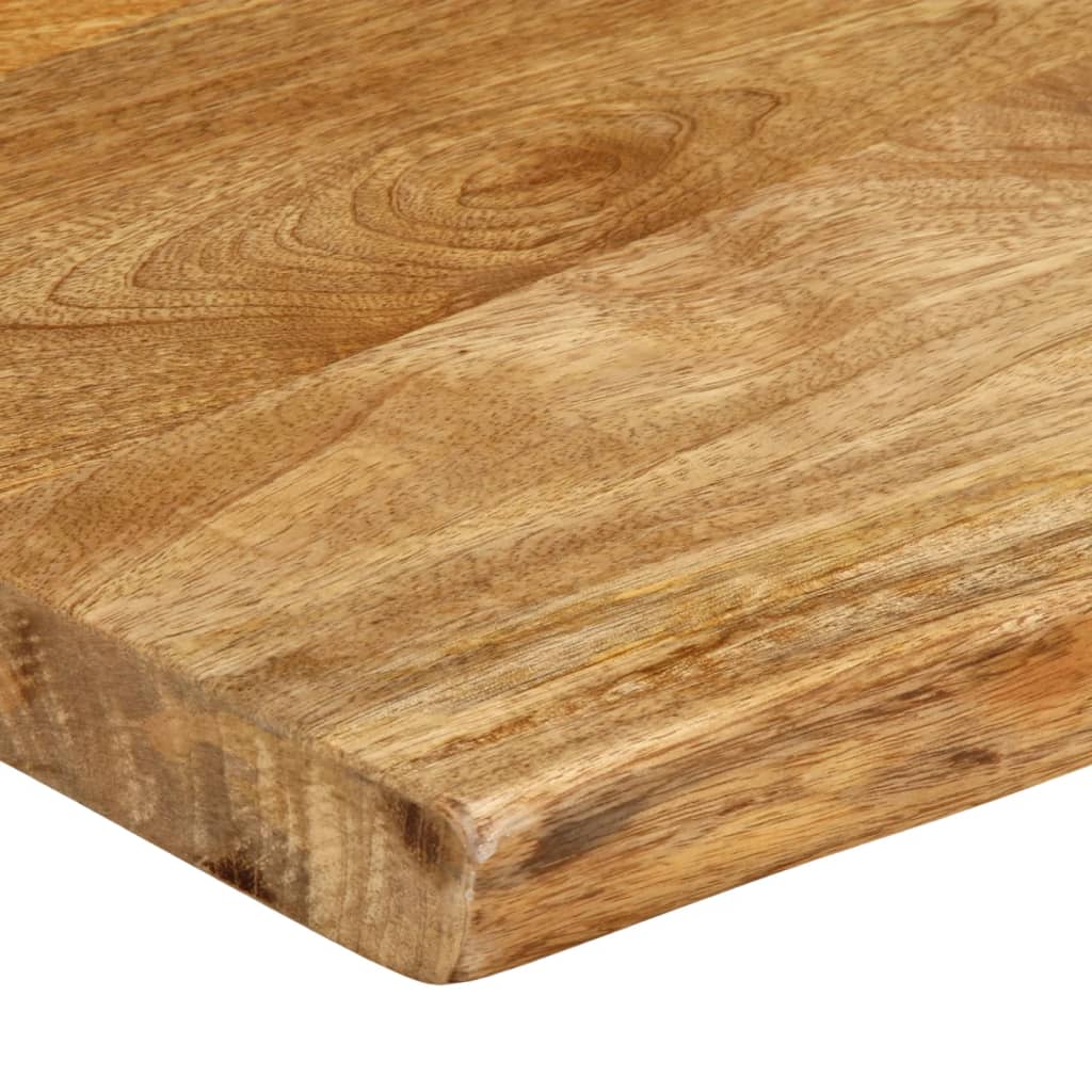 Table Top 90x40x2.5 cm Live Edge Solid Wood Mango
