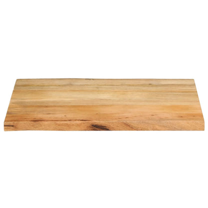 Live Edge Mango Wood Tabletop 80x60x2.5 cm, Solid & Stylish
