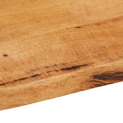 Live Edge Mango Wood Tabletop 80x60x2.5 cm, Solid & Stylish