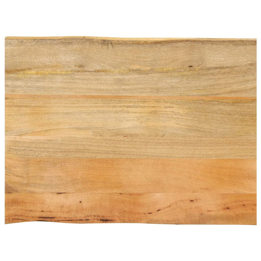Live Edge Mango Wood Table Top 90x60x2.5 cm