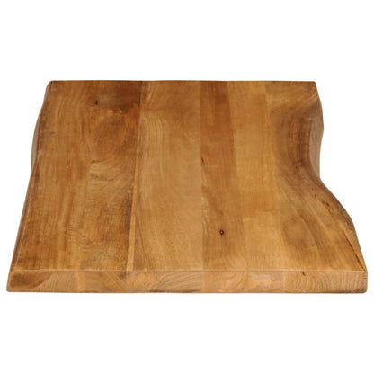 Live Edge Mango Wood Table Top 100x60x2.5 cm - Solid & Stylish
