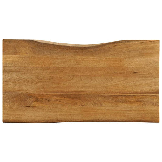 Live Edge Mango Wood Table Top 120x60x2.5 cm - Solid & Stylish