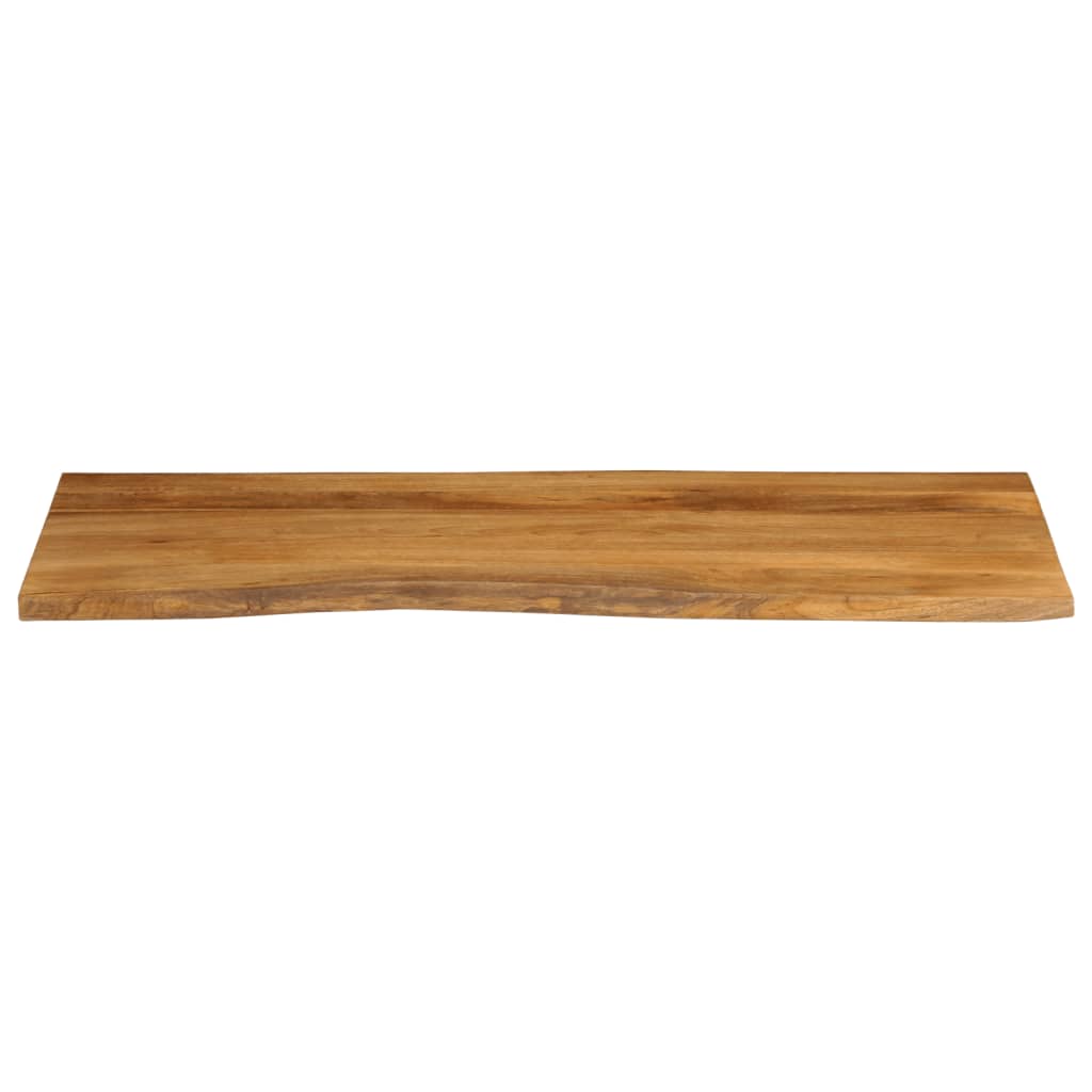 Live Edge Solid Mango Wood Tabletop 140x60x2.5 cm