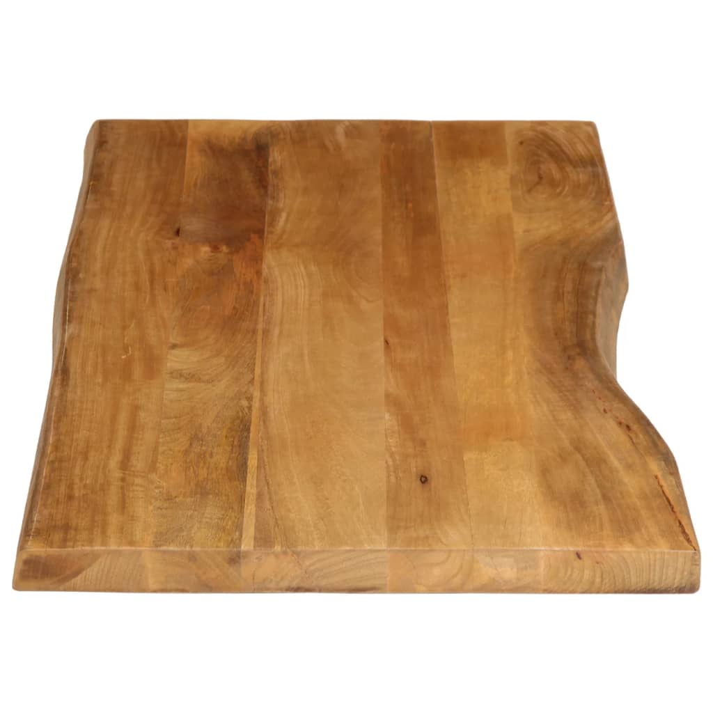 Live Edge Solid Mango Wood Tabletop 140x60x2.5 cm