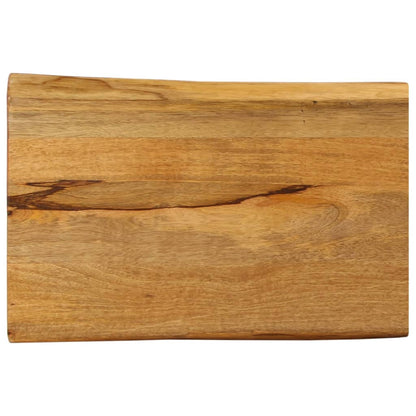 Table Top 50x40x3.8 cm Live Edge Solid Wood Mango