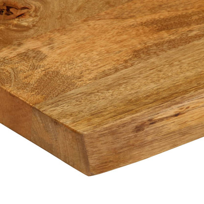 Live Edge Mango Wood Table Top 80x60x3.8 cm - Solid & Stylish