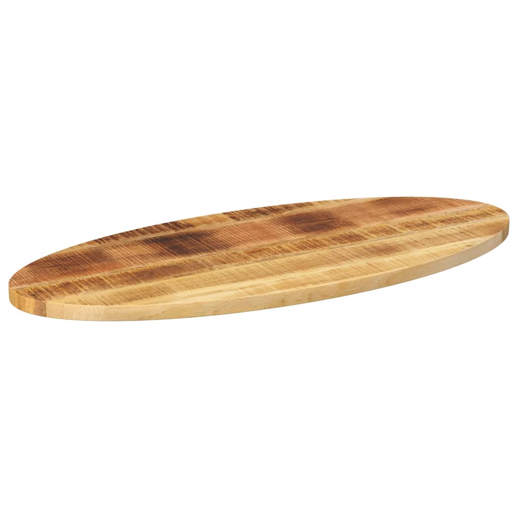 Table Top 140x50x2.5 cm Oval Solid Wood Mango