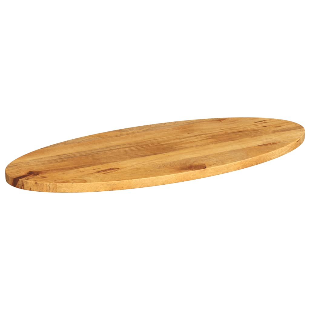 Oval Mango Wood Table Top 140x50x2.5 cm - Solid & Stylish