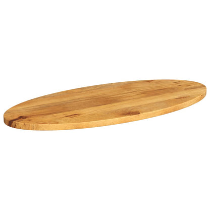 Oval Mango Wood Table Top 140x50x2.5 cm - Solid & Stylish