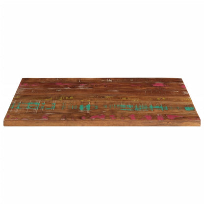 Table Top 90x60x3.8 cm Rectangular Solid Wood Reclaimed