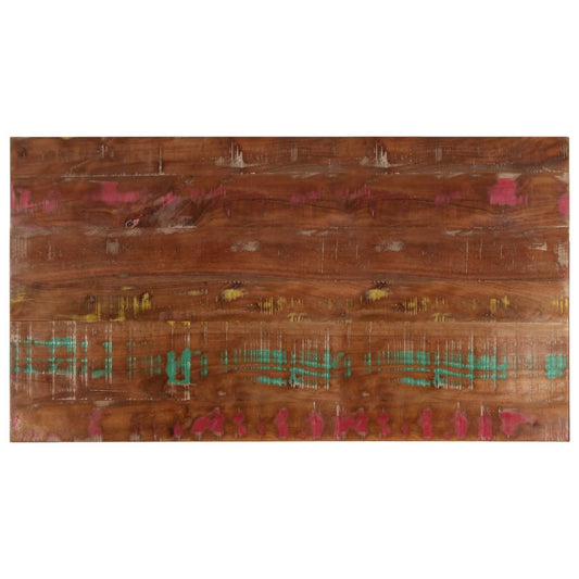 Table Top 110x60x3.8 cm Rectangular Solid Wood Reclaimed