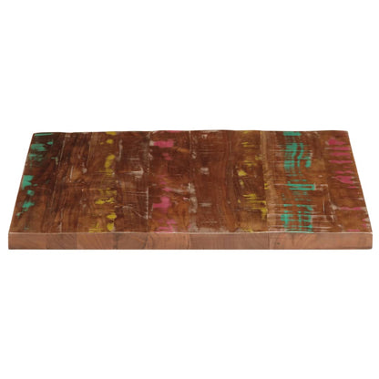 Table Top 80x80x3.8 cm Square Solid Wood Reclaimed