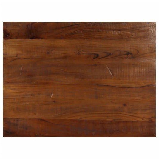 Table Top 70x60x2.5 cm Rectangular Solid Wood Reclaimed