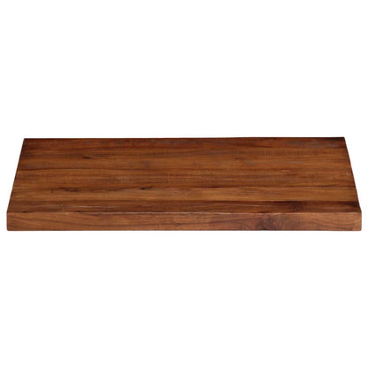 Table Top 70x60x2.5 cm Rectangular Solid Wood Reclaimed