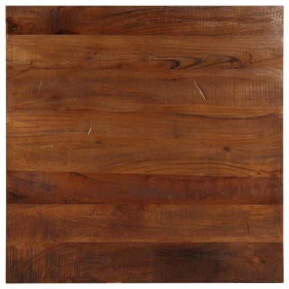 Table Top 70x70x2.5 cm Square Solid Wood Reclaimed