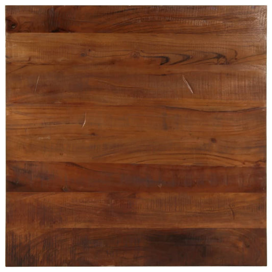 Table Top 70x70x2.5 cm Square Solid Wood Reclaimed