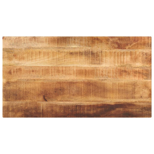 Solid Mango Wood Table Top 100x50 cm - Rectangular and Durable