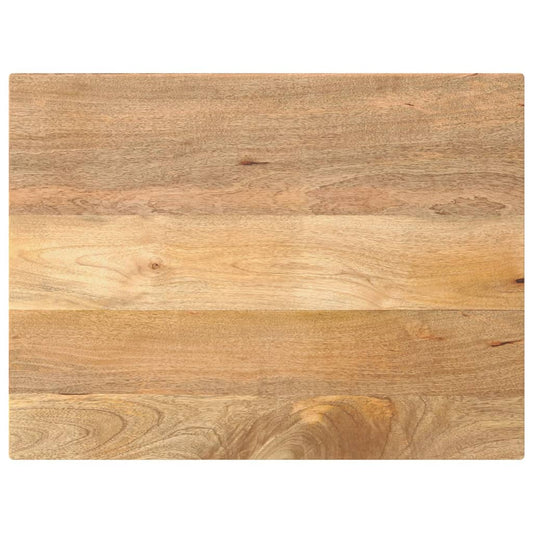 Solid Wood Mango Table Top - 80x60x3.8 cm Rectangular Design