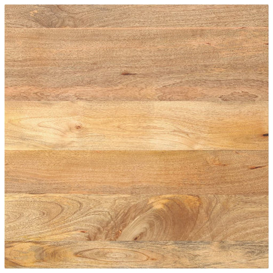 Solid Mango Wood Table Top, Square 80x80 cm, Durable Design