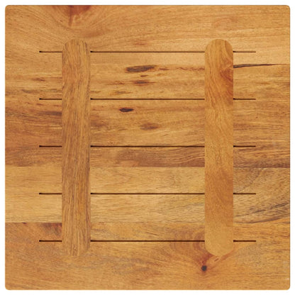Solid Mango Wood Table Top - 60x60x2.5 cm Square Design