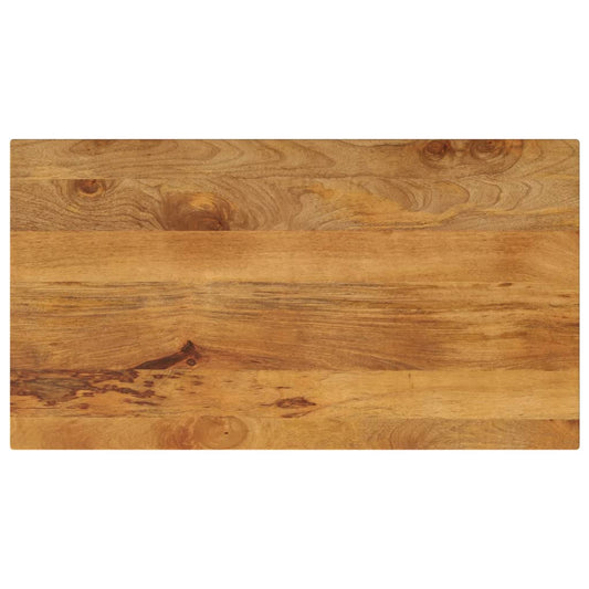 Solid Mango Wood Table Top 120x50x3.8cm - Rectangular Elegance