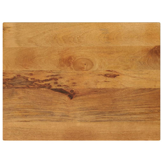 Solid Mango Wood Table Top, 80x70x3.8 cm Rectangle