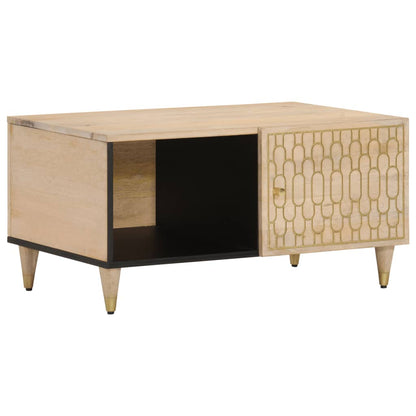 Coffee Table 80x50x40 cm Solid Wood Mango