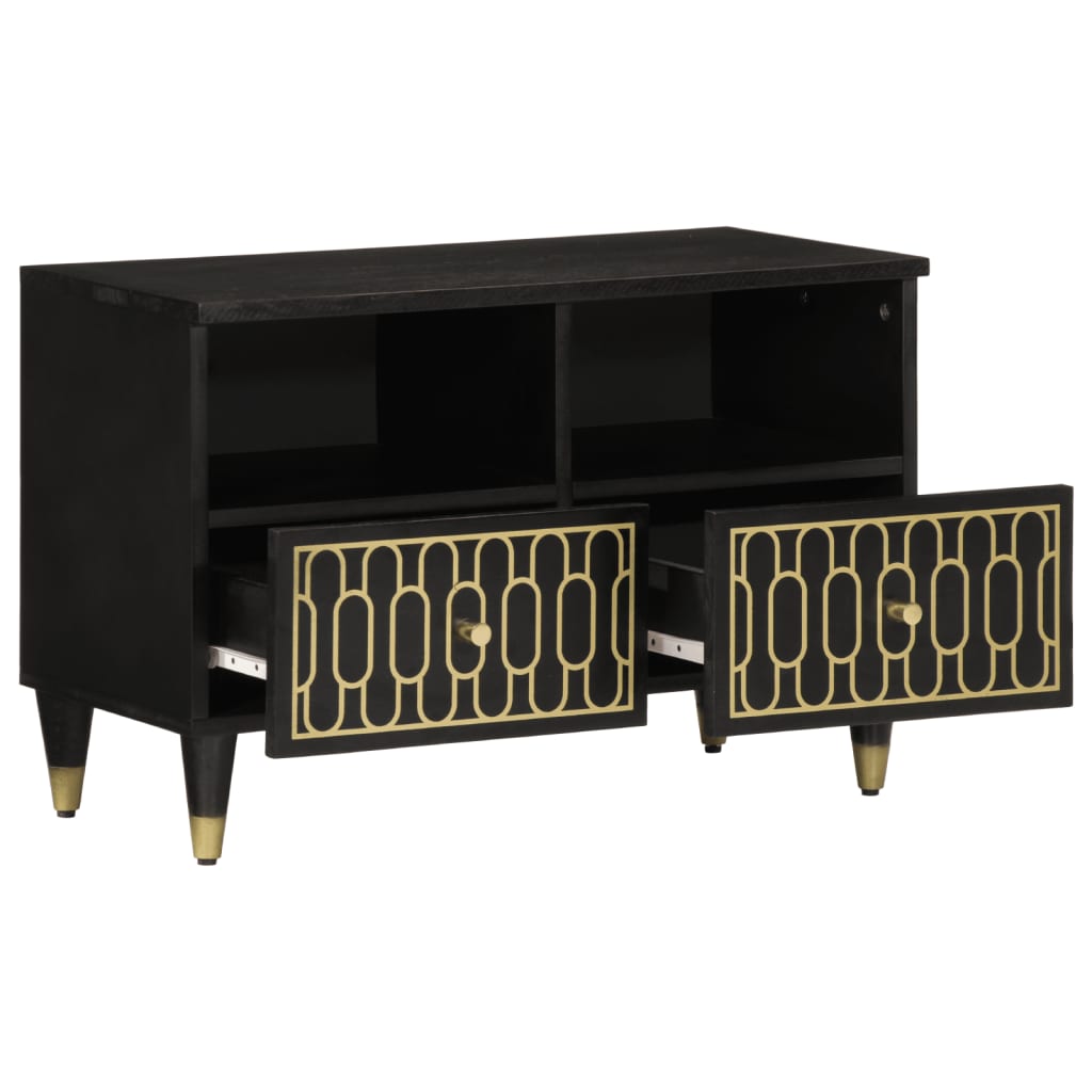 TV Cabinet 70x33x46 cm Solid Wood Mango