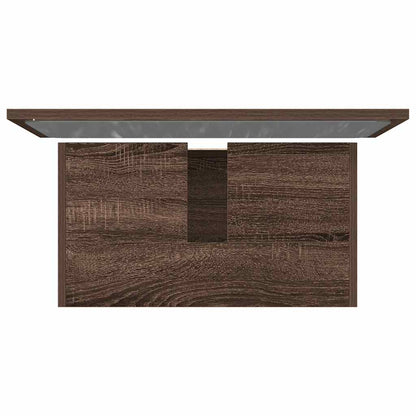 2-Piece Brown Oak Bathroom Set - Engineered Wood