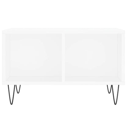 Coffee Table White 60x50x36.5 cm Engineered Wood