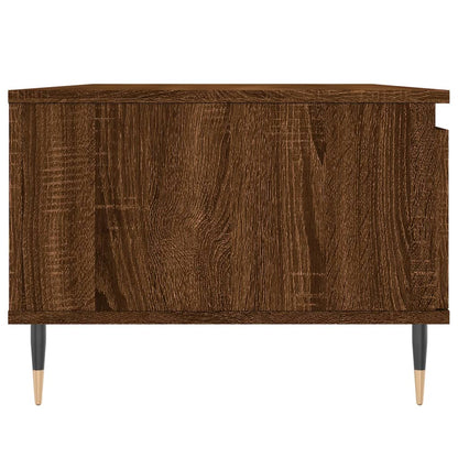 Coffee Table Brown Oak 90x50x36.5 cm Engineered Wood
